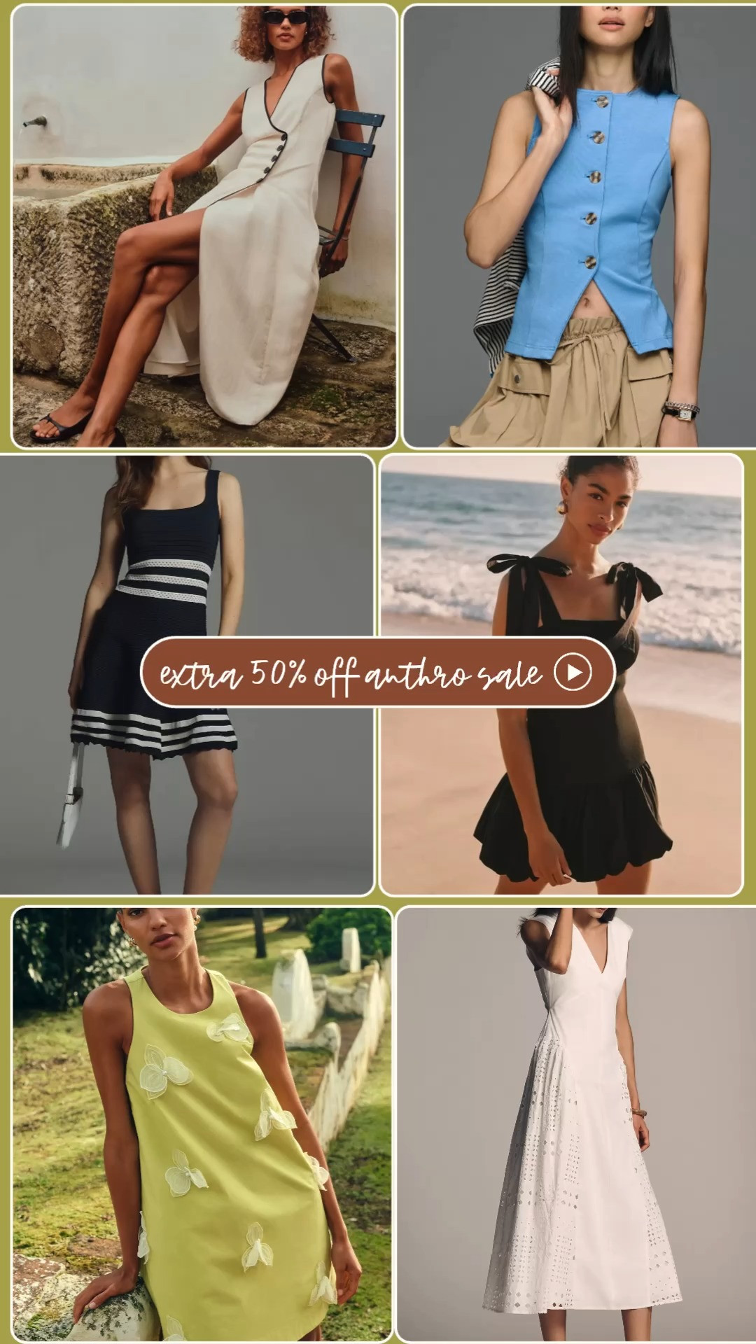 🚨 EXTRA 50% OFF sale is happening at Anthropologie and there are SO many good finds! 🤍 From summer dresses to vacation outfits and elevated basics, this is the perfect time to grab those pieces you've been eyeing. 

 #LTKootd #LTKSeasonal #LTKSaleAlert