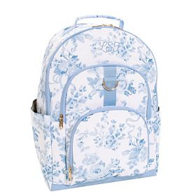Gear-Up LoveShackFancy Blue Damask Backpack | Pottery Barn Teen