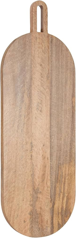 Kate and Laurel Staven Transitional Capsule Serving Board; 30 x 11; Natural Wood; Modern Food-Saf... | Amazon (US)