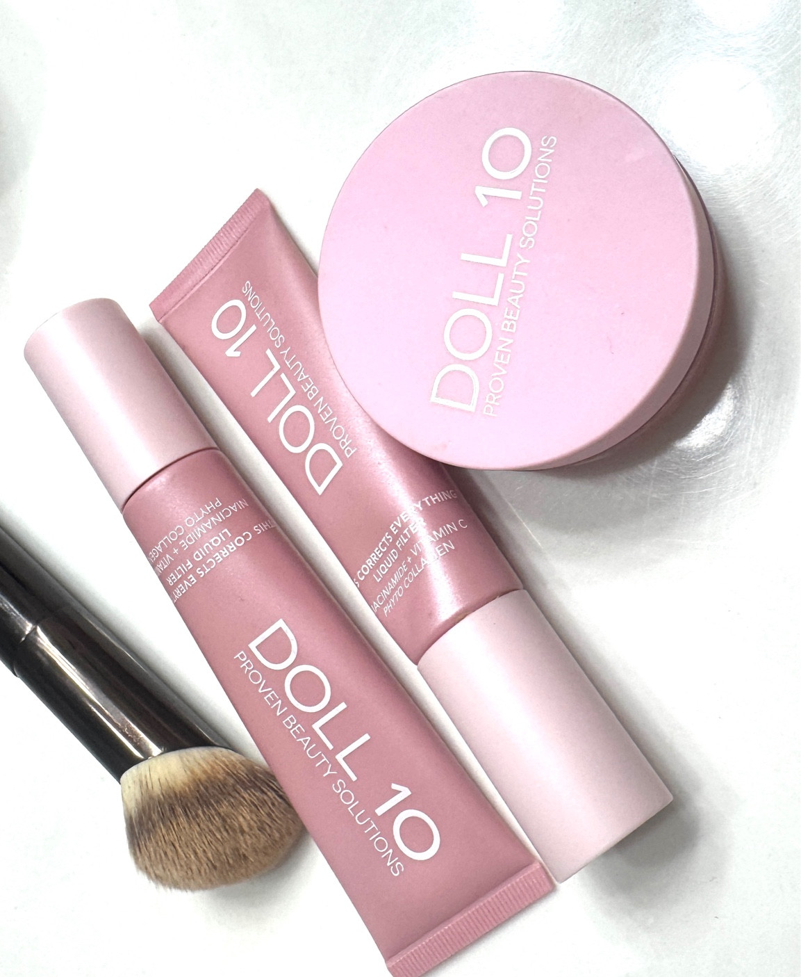 Everyday Face Products 
Talc Free Pink Brightening Powder & Liquid Filter from Doll10

#LTKWorkwear #LTKBeauty #LTKStyleTip