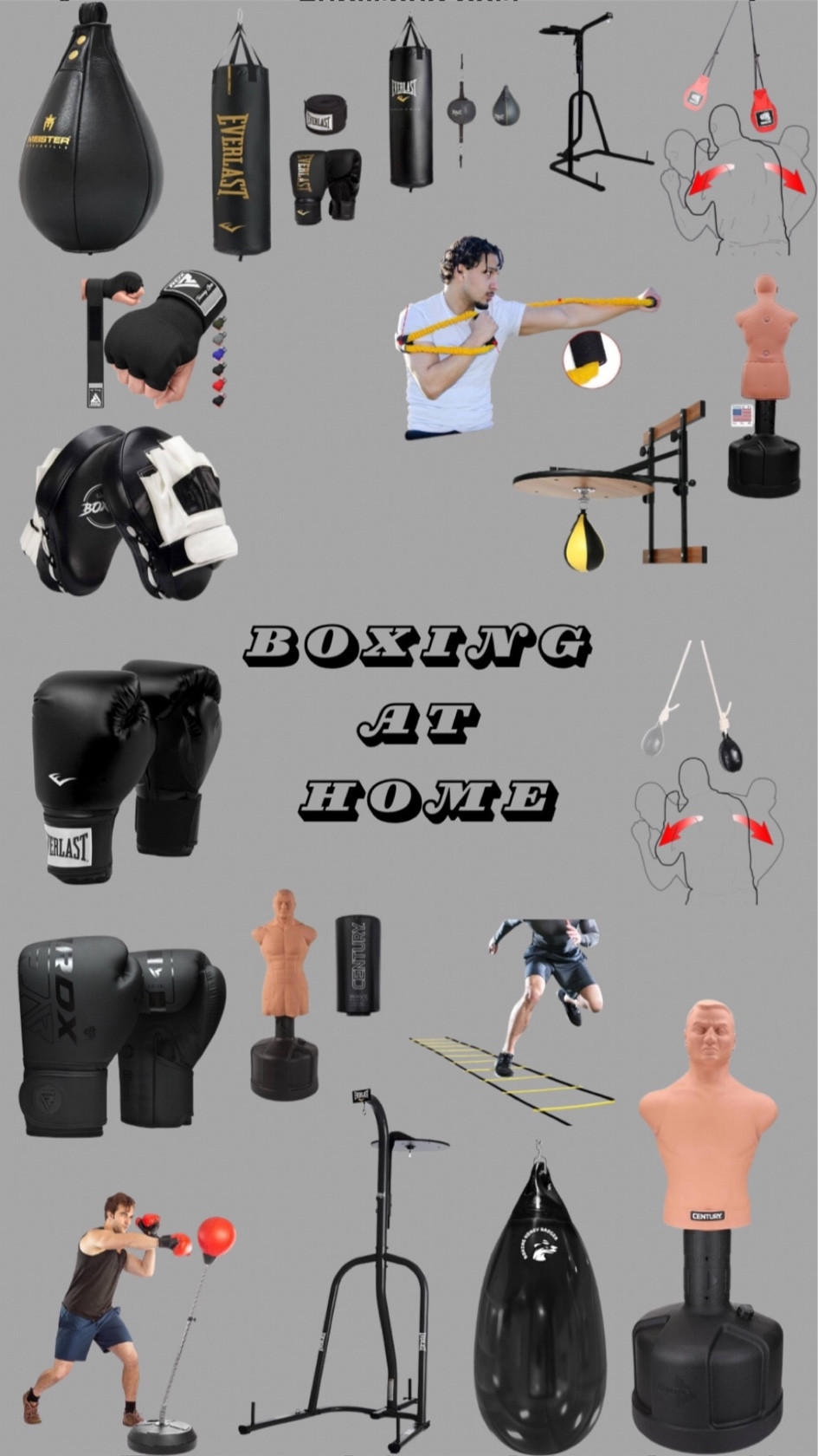 Want to start a new workout routine this upcoming new year? Boxing at home is fun and a full body workout !

#LTKHoliday #LTKActive #LTKGiftGuide