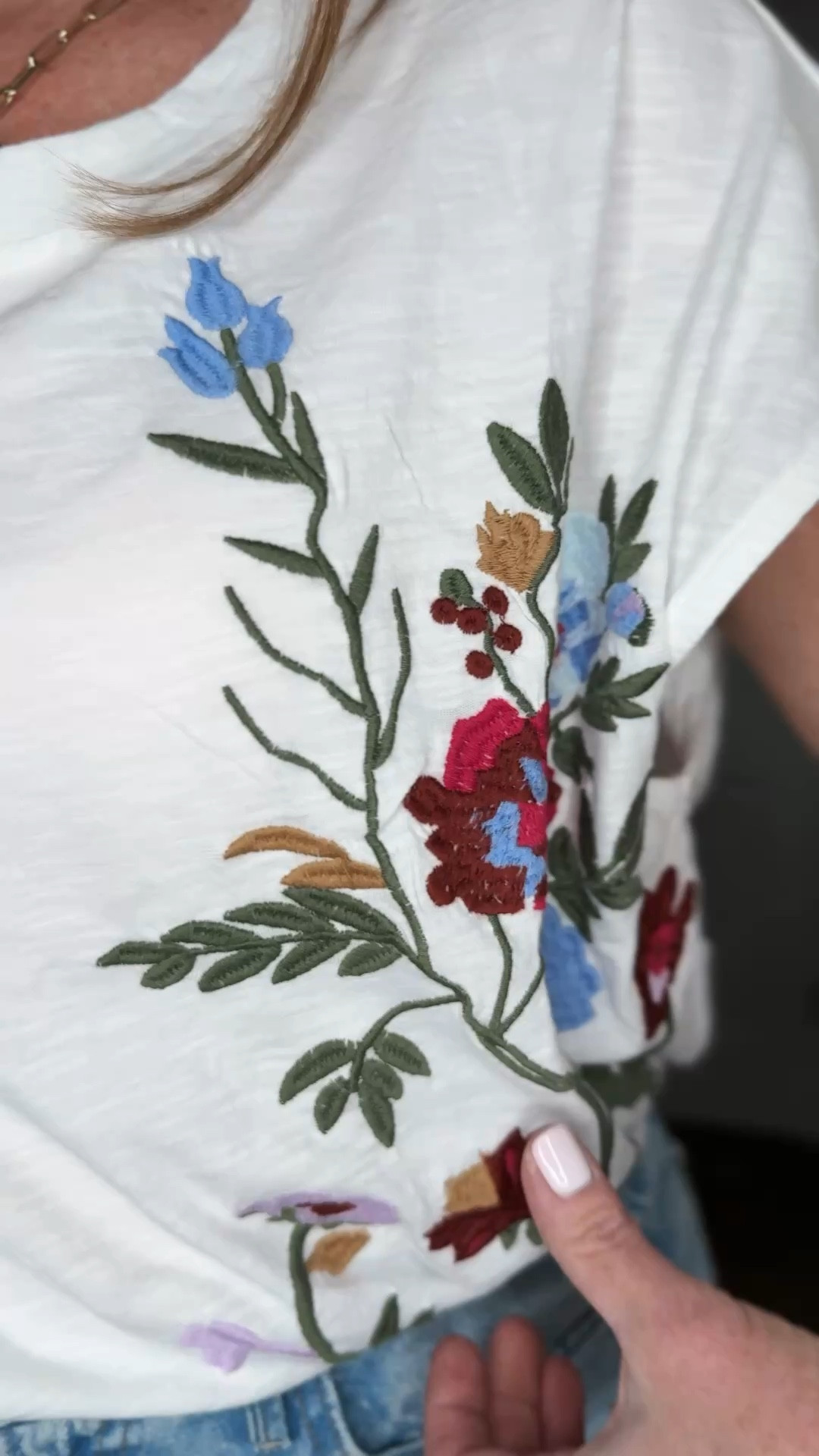 These jeans are on sale 25% off through the friends and family sale!!

I’m wearing a size 30 as they run small
Embroidered muscle tee is a size It is 100% cotton.

Textured sweater vest is a size medium. I love the fit.

These strappy  sandals are new from dolce vita. They’re super comfortable and true to size.


#LTKSaleAlert #LTKootd #LTKOver40