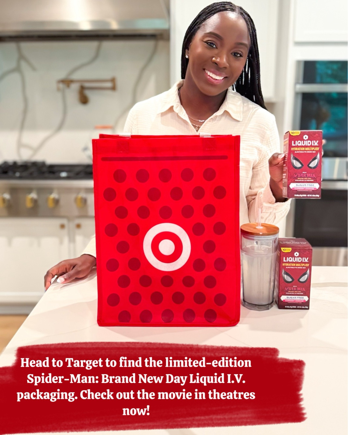 #ad #TargetPartner
How do you stay hydrated? @liquidiv Hydration Multiplier Sugar-Free in Raspberry Lemonade is the perfect 
addition to my daily water drink. It is free from artificial sweeteners and has 8 vitamins and minerals! I love the taste and look forward to having it every day! 
#LiquidIVPartner #SpiderManBrandNewDay @spidermanmovie  #sponsored  @Target

#LTKfitnessgoals #LTKActive #LTKselfcare