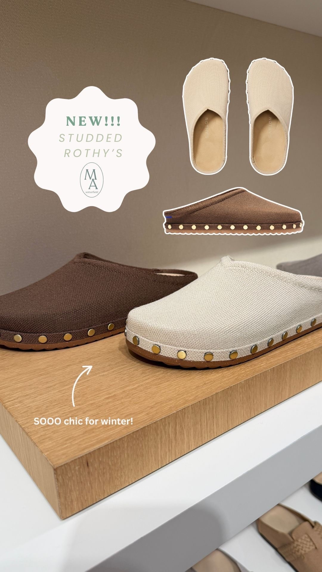 Obsessed with the new studded Rothy’s! Chic, comfortable shoe for winter! 

#LTKSeasonal