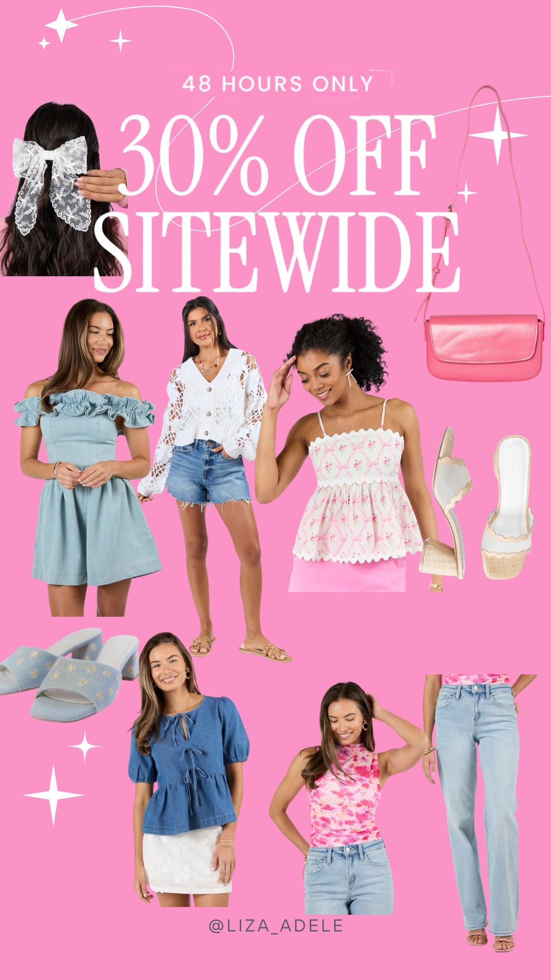 30% off SITEWIDE at pinklily!!!! 

#LTKSpringSale #LTKSeasonal #LTKFindsUnder100