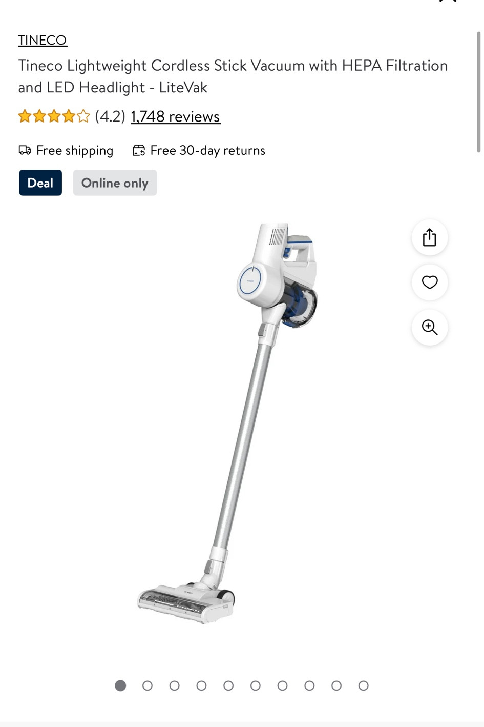 Walmart/ deals/ vacuum/ cordless/ stick/ tineco/ led headlights/ beautypeak/ mirror/ 64” x21”/ pool/ ice machine 

#LTKSummerSales #LTKHome #LTKSaleAlert
