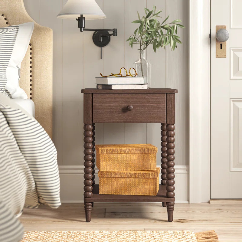 Benbrook 1 - Drawer Spindle Nightstand | Wayfair North America