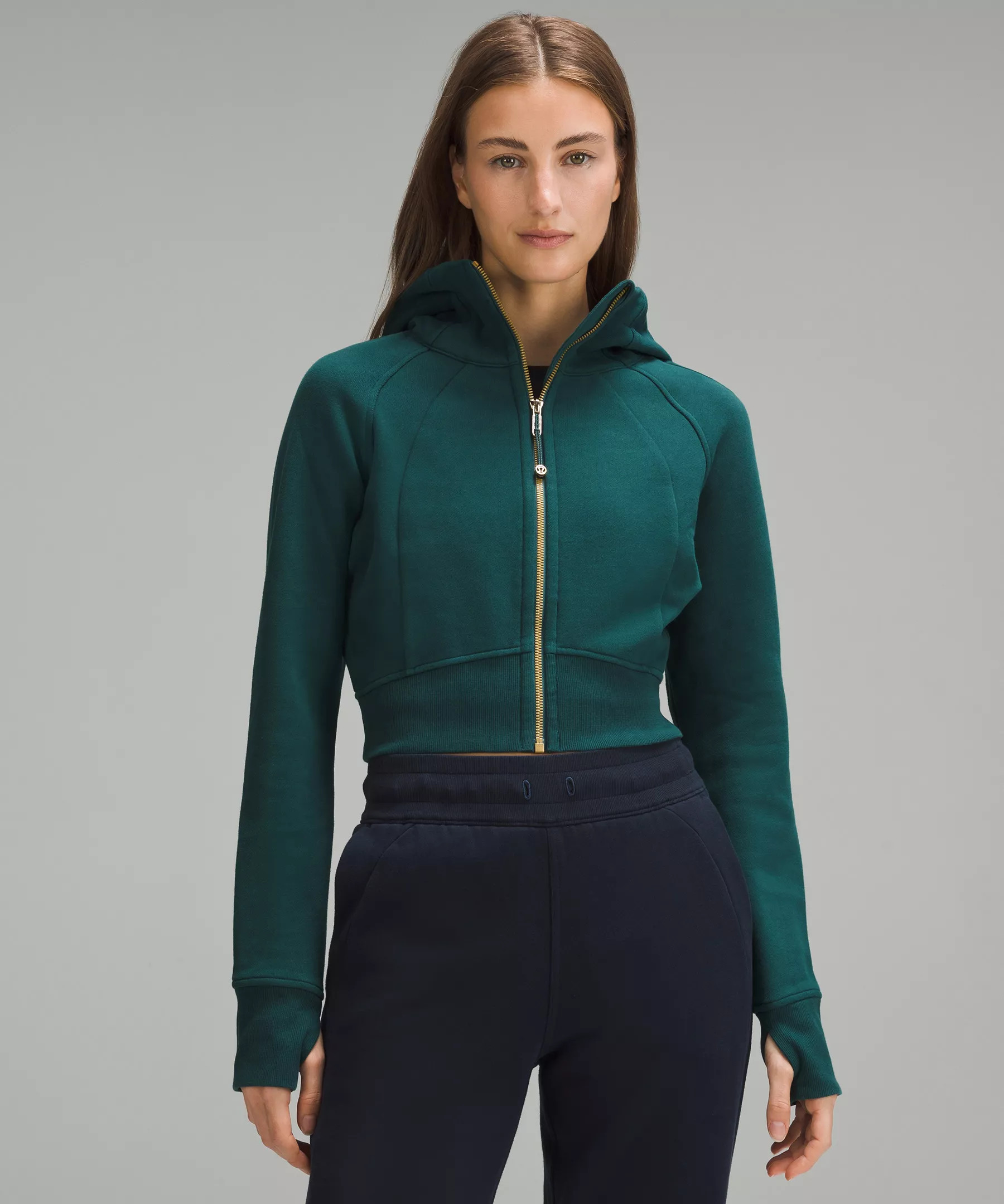 Scuba Full-Zip Cropped Hoodie | Lululemon (US)