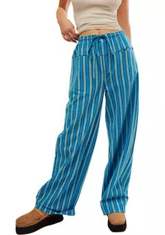 Free People Hudson Canyon Stripe Pants | Belk