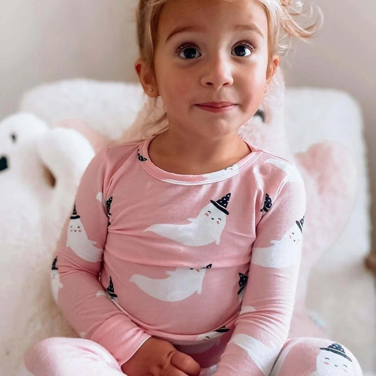 2-Piece Set, Pink Ghost | SpearmintLOVE