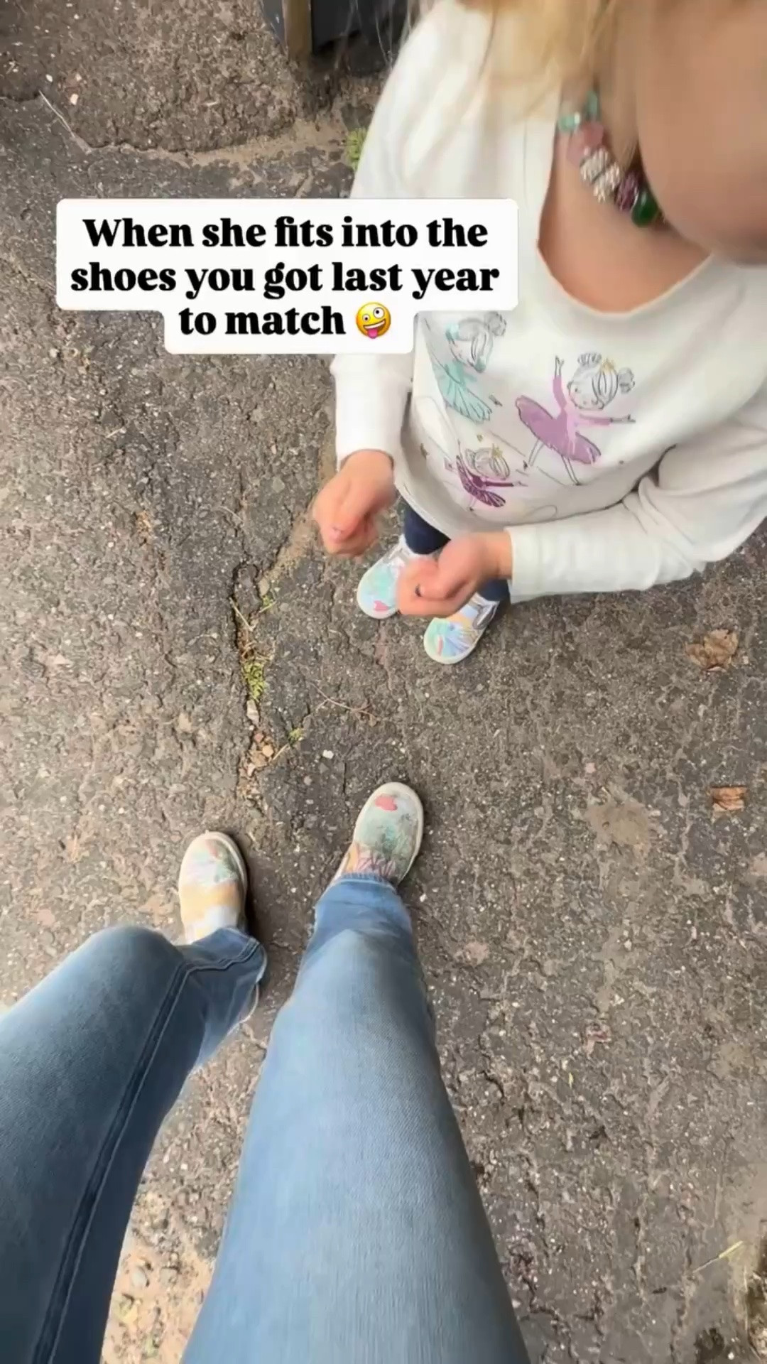 Little matching moments like this somehow feel bigger than they should.

Dirty bird vs. clean bird and I wouldn’t trade either version for the world 😂🦢

Mamas…tell me you kept something “for when they’re bigger” and now suddenly they are 🥲

#mom #mama #kids #tot #match