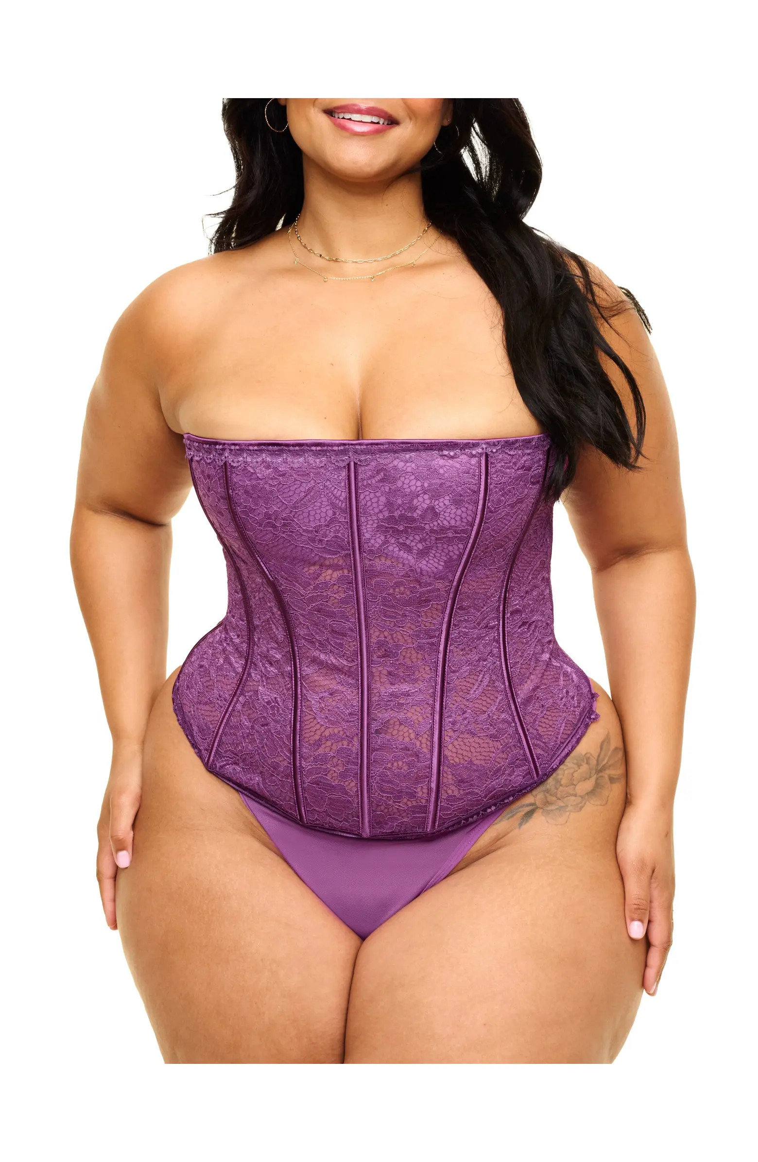 Hailey Lined Corset & G-string Set | Nordstrom