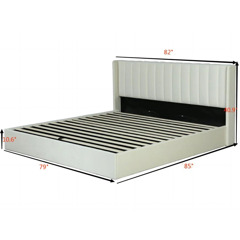 Daizia Lift Up Storage Platform Bed | Wayfair North America