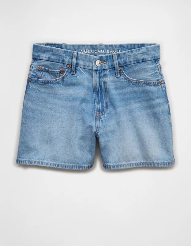 AE Strigid Curvy Super High-Waisted Relaxed Short | American Eagle Outfitters (US & CA)