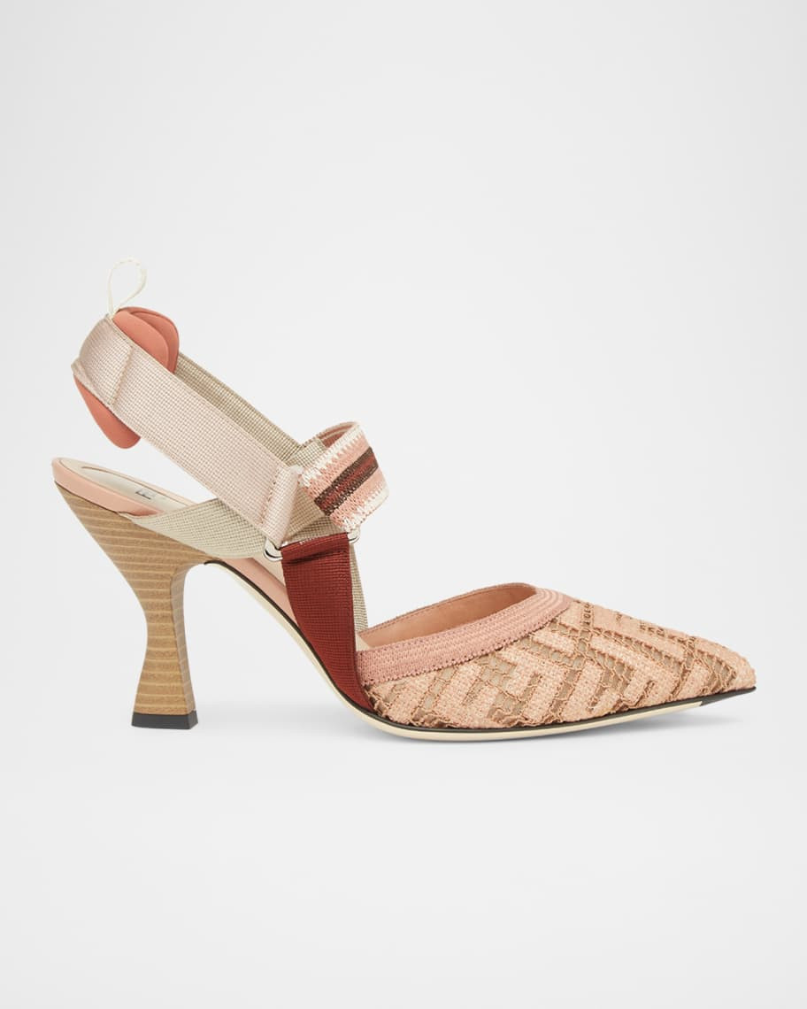 Fendi Colibri Slingback Pumps | Neiman Marcus