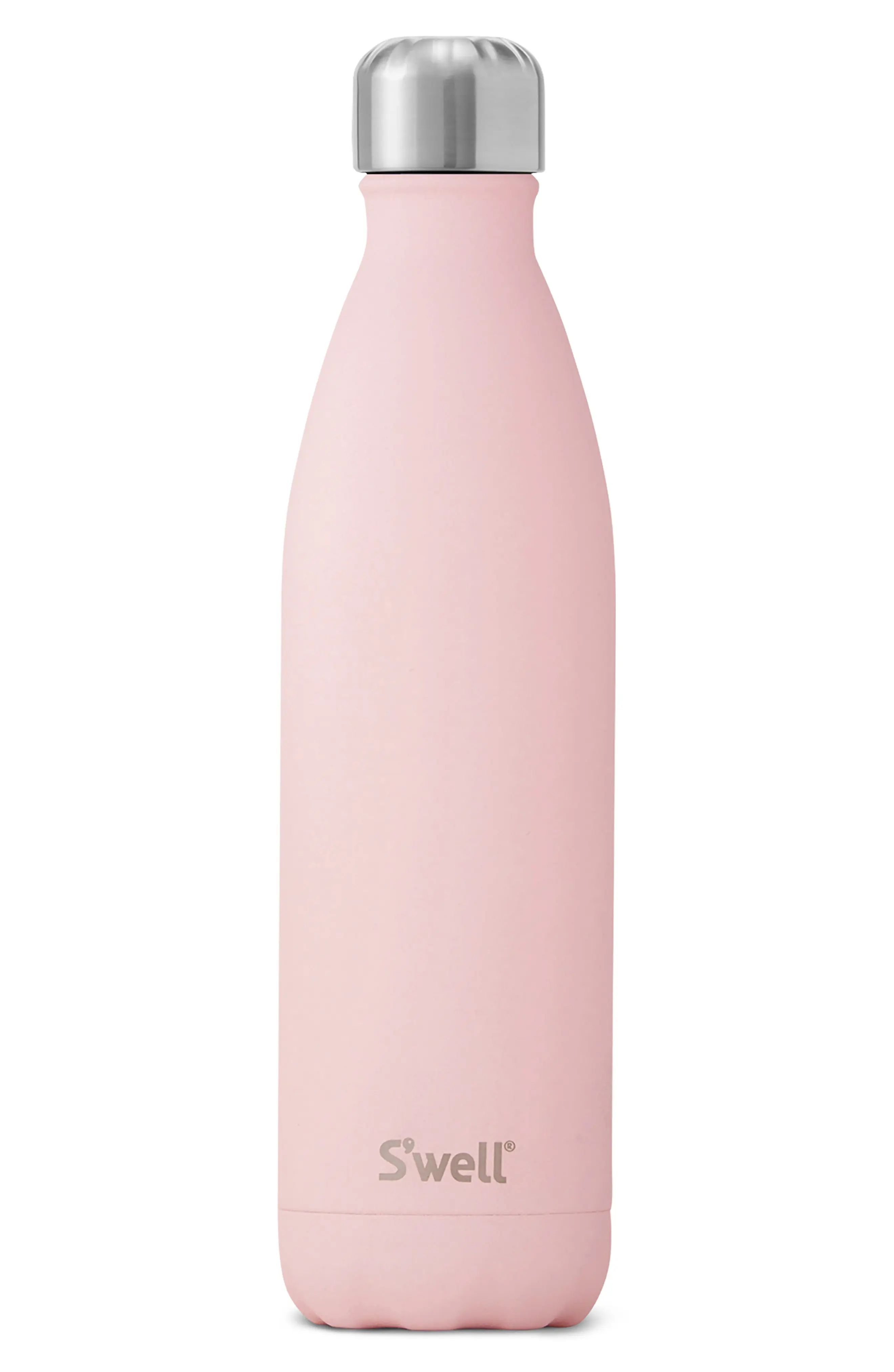 S'Well 25-Ounce Insulated Stainless Steel Water Bottle in Pink Topaz at Nordstrom | Nordstrom