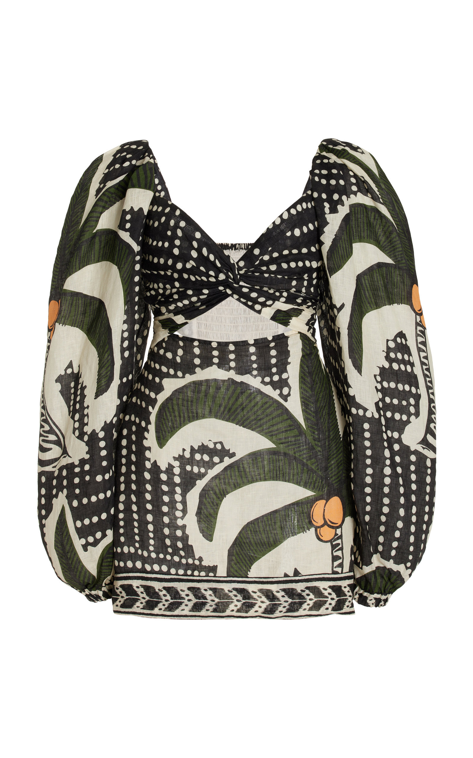 Atardecer Tropical Linen Mini Dress | Moda Operandi (Global)