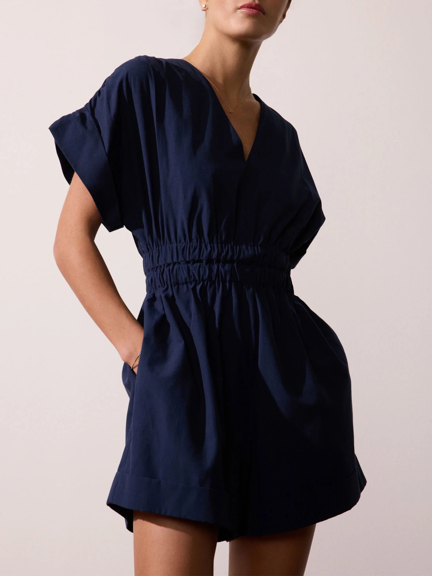 Women's Alessia Romper in Navy | Brochu Walker | Brochu Walker
