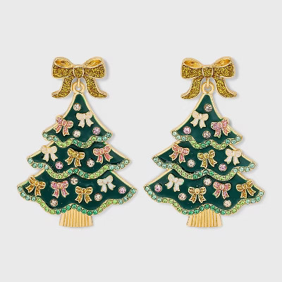 SUGARFIX by BaubleBar Feeling Pine Earrings - Green | Target