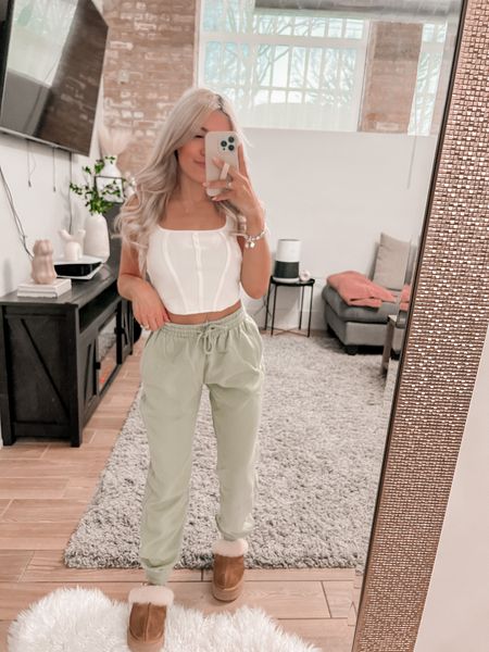 Corset top
Tank top
Joggers
Sweatpants 
Ugg slippers
Spring outfit 
Festival
Comfy outfit
Casual outfit
Festival
Concert
Nashville outfit


#LTKFind #LTKstyletip #LTKU
