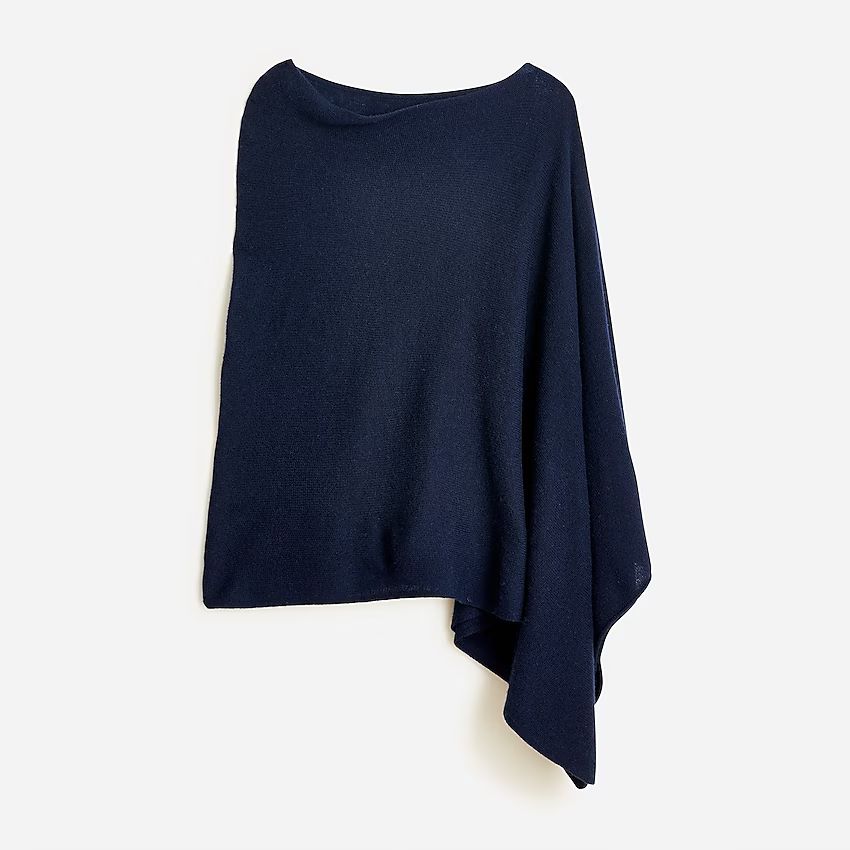 Cashmere-wool poncho | J.Crew US