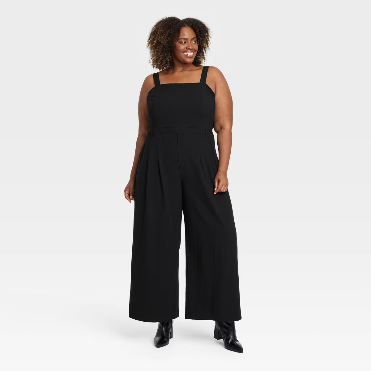 Women's Tailored Jumpsuit - Ava & Viv™ Black | Target