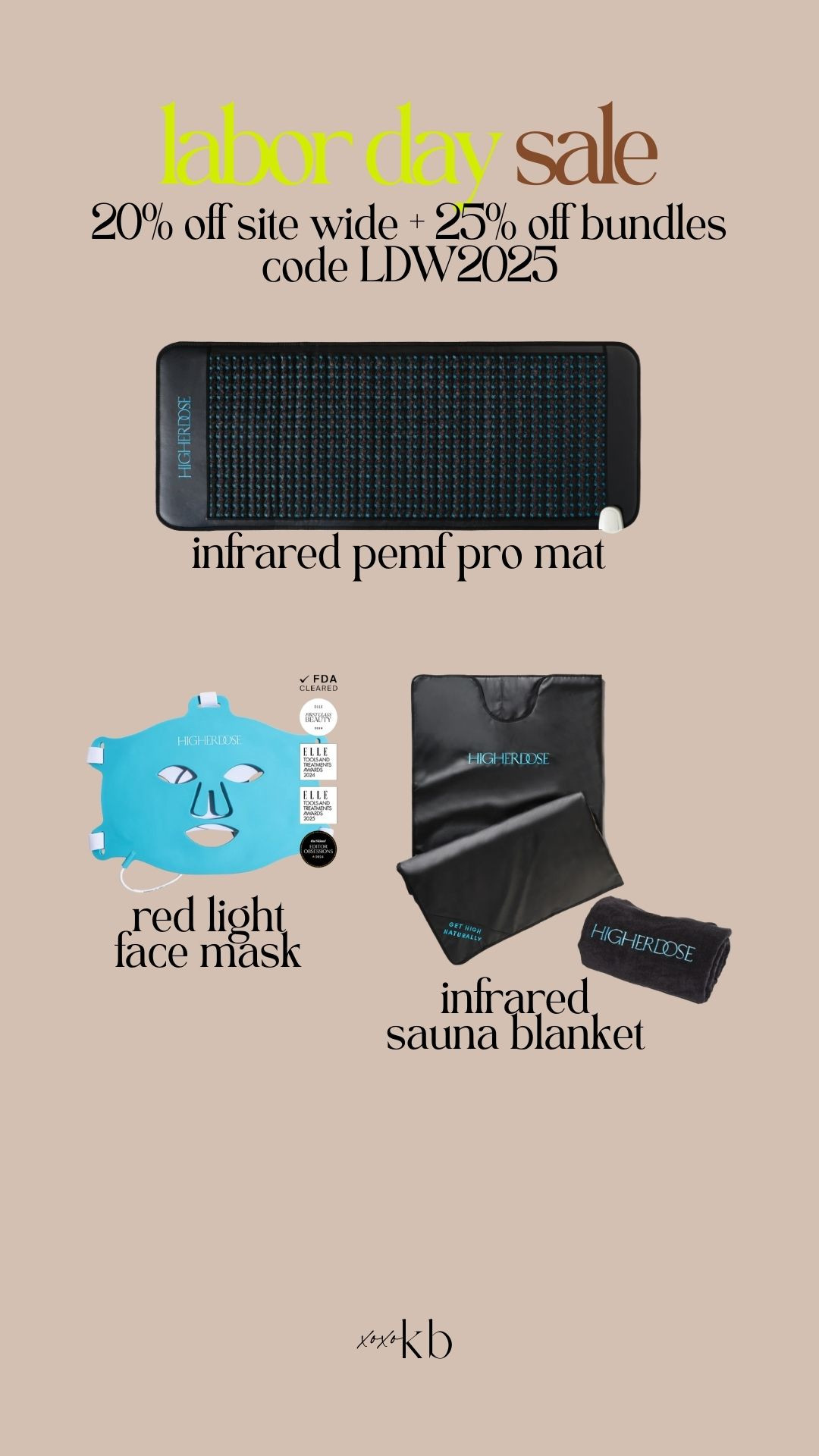 higher dose labor day sale, 20% off site wide / use code LDW2025

health // wellness // active // lifestyle // family // home // infrared // sauna // red light // sale alert 

 #LTKActive #LTKHome #LTKSaleAlert