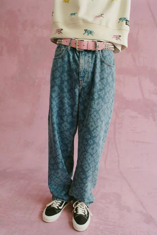 BDG Baggy Skate Fit Jean – ‘70s Flowers | Urban Outfitters (US and RoW)
