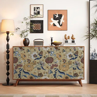 Abishake 59 Wide Solid Wood Sideboard | Wayfair North America