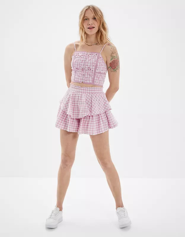 AE On the Court Mini Skort | American Eagle Outfitters (US & CA)