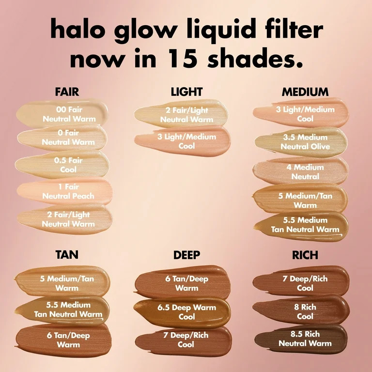 e.l.f. Halo Glow Liquid Filter, 3 Light/Medium, 1.06 fl oz - Walmart.com | Walmart (US)