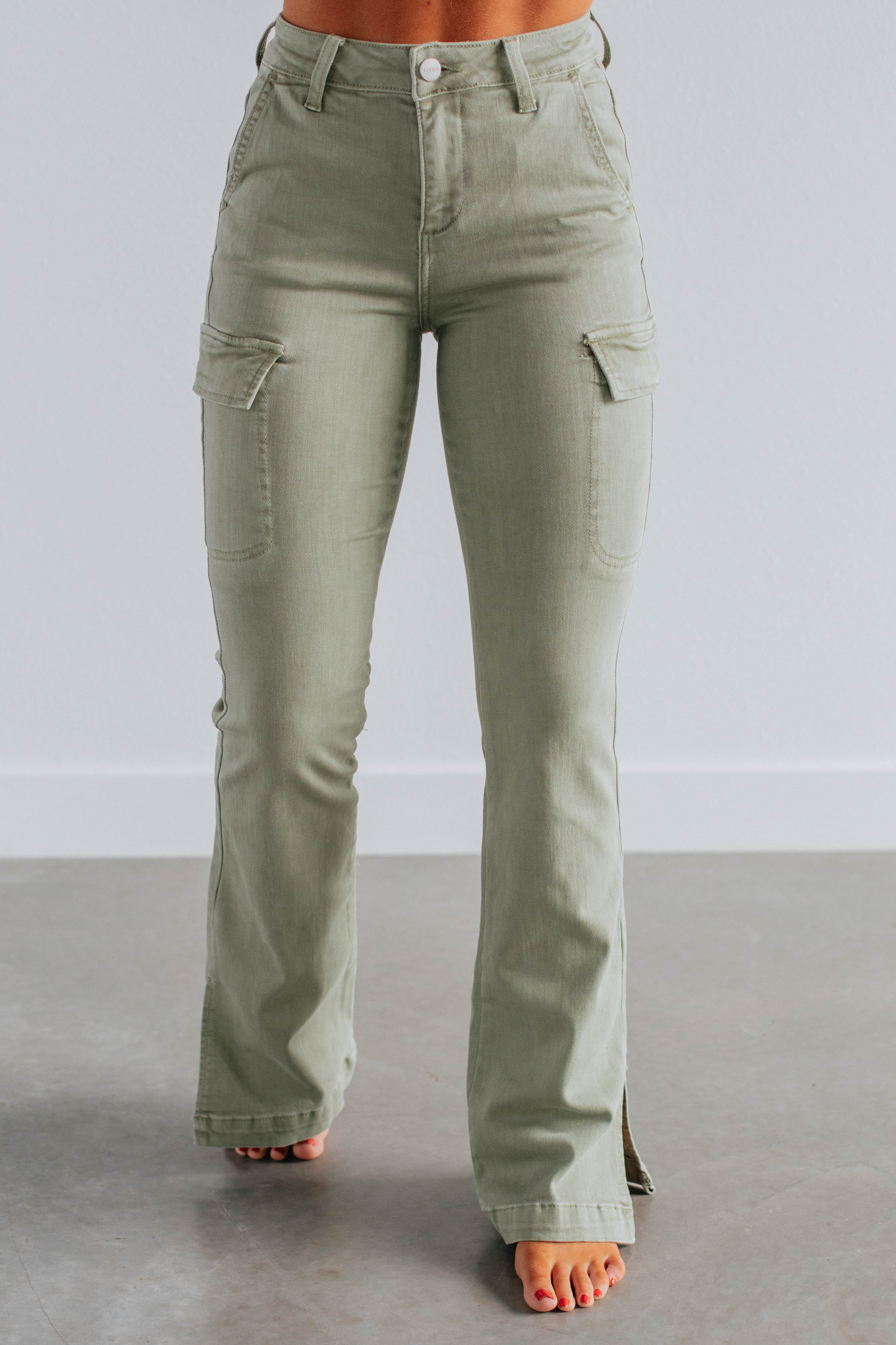 Kayley Risen Cargo Jeans | Wild Oak Boutique