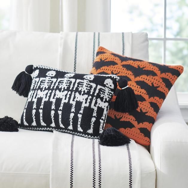 Crochet Halloween Pillows | Grandin Road | Grandin Road