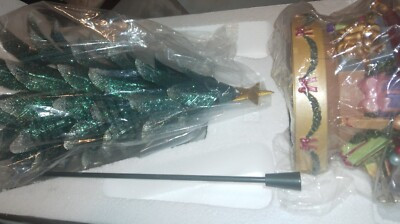Partylite Musical Christmas Tea Light Candle Holder Glowing Tree P7920 - Retired | eBay US