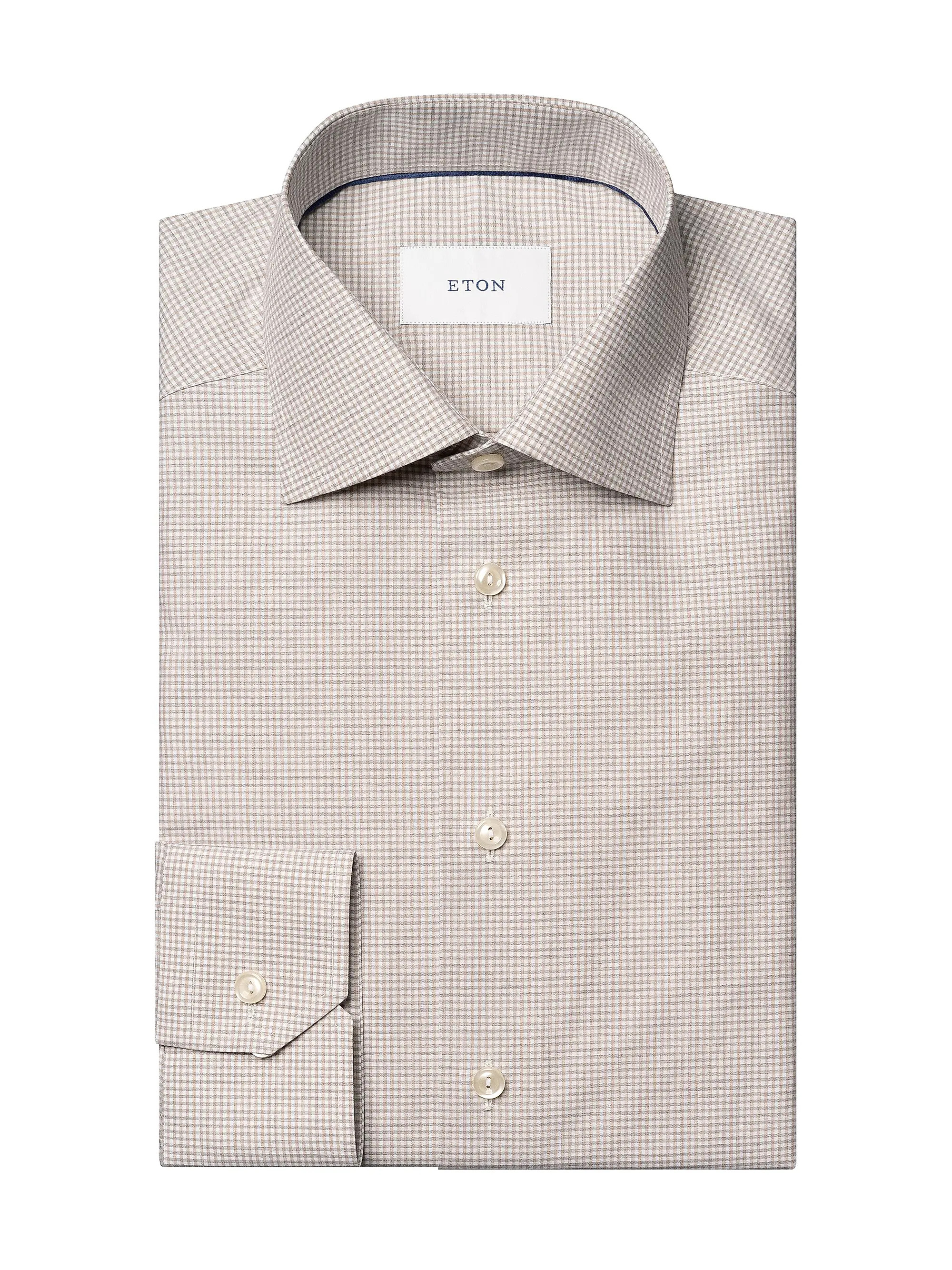 Slim-Fit Melange Gingham Button-Front Shirt | Saks Fifth Avenue