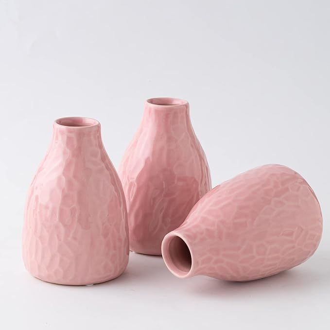 Flower Vase Set of 3, Decorative Ceramic Vase, Vase for Decor Home Living Room Office Parties Wed... | Amazon (US)