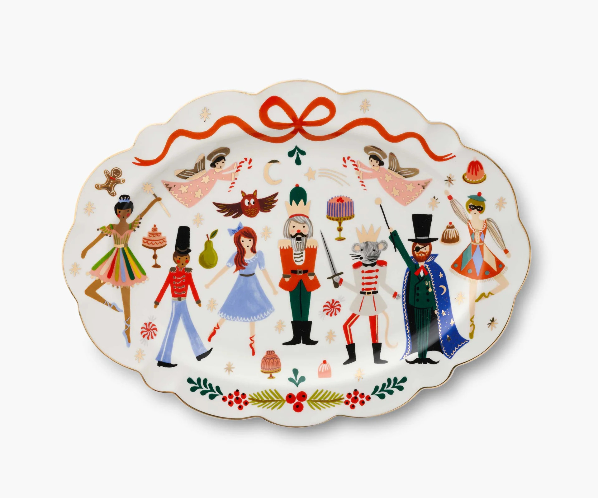 Large Porcelain Serving Platter - Nutcracker | Rifle Paper Co.