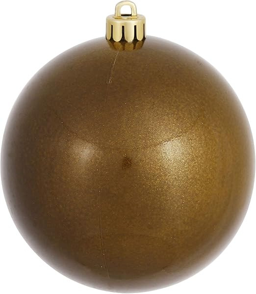 Vickerman 6" Olive Candy Ball Ornament, 4 per Bag | Amazon (US)