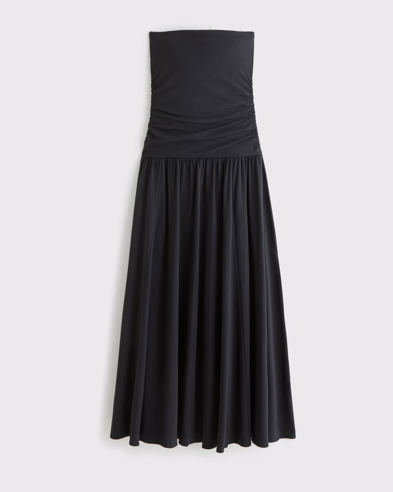Women's Knit Tube Drop-Waist Maxi Dress | Women's Dresses & Jumpsuits | Abercrombie.com | Abercrombie & Fitch (US)
