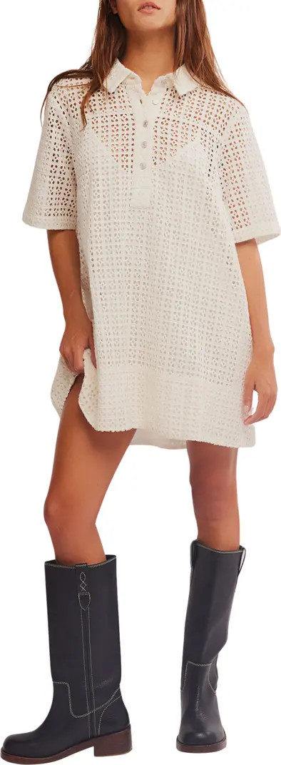 Remino Eyelet Minidress | Nordstrom