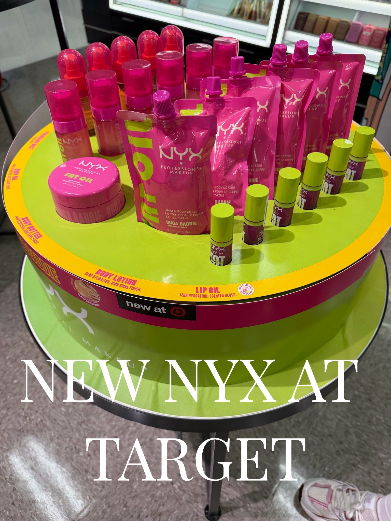 New NYX body care at @Target 🩷 🧡 💚