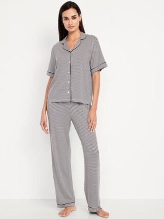 Classic Jersey Pajama Pant Set | Old Navy (US)