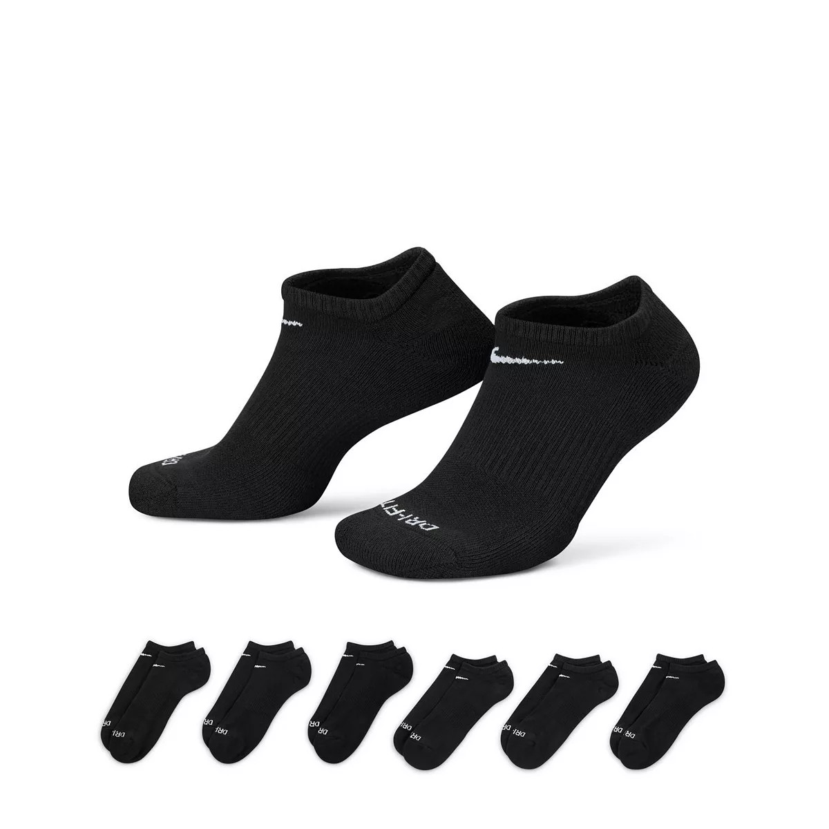 Men's Nike 6-pack Everyday Plus Cushion No-Show Training Socks | Kohl's