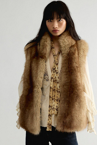 Laila Faux Fur Vest | Free People (Global - UK&FR Excluded)