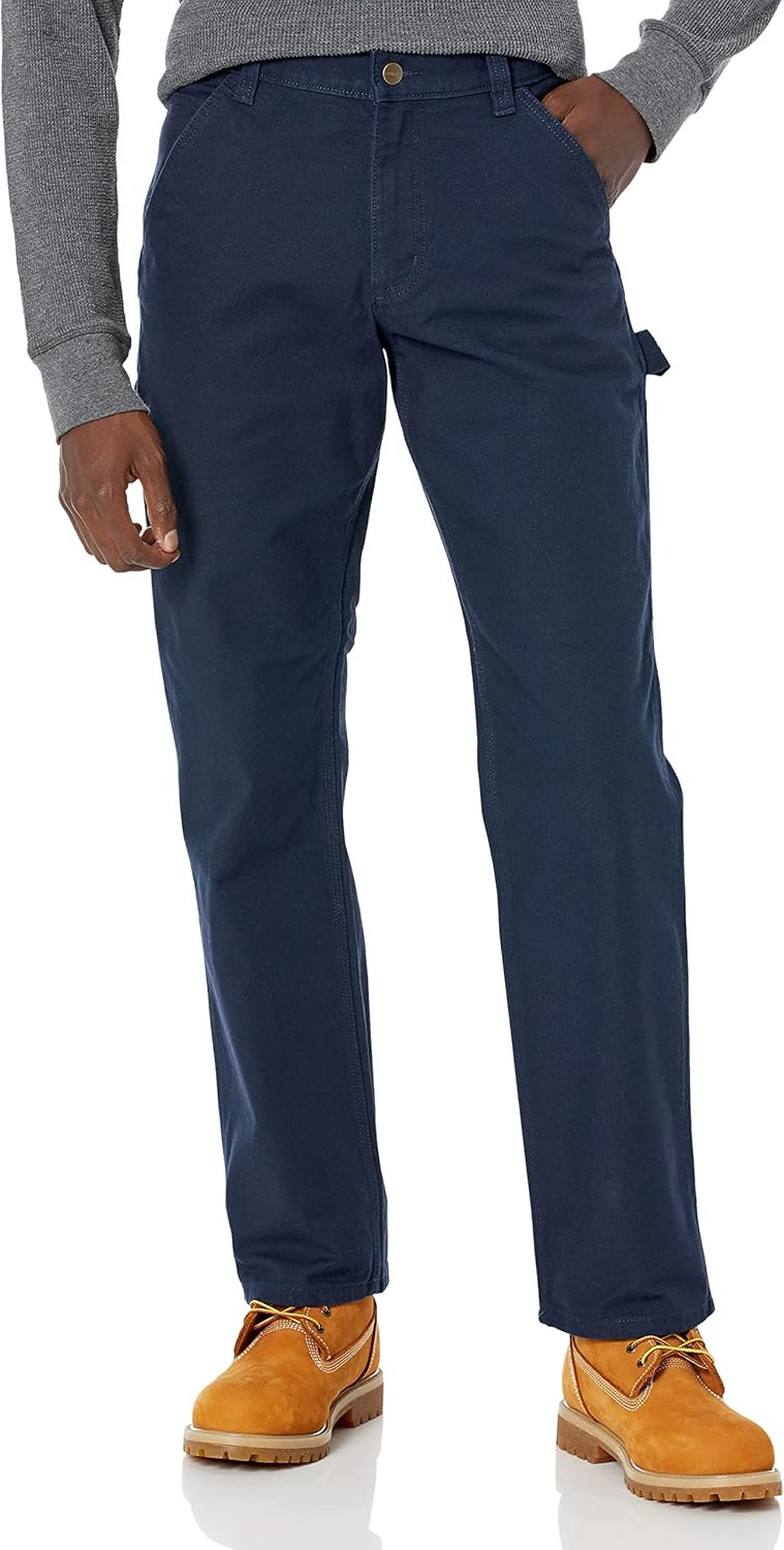 Carhartt Men's Rugged Flex Relaxed Fit Duck Dungaree Pant | Amazon (US)
