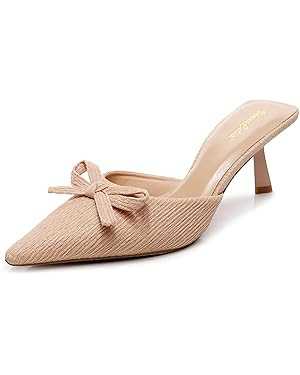 VenusCelia Women's Summer-Time Dress Pump Heeled Sandal | Amazon (US)