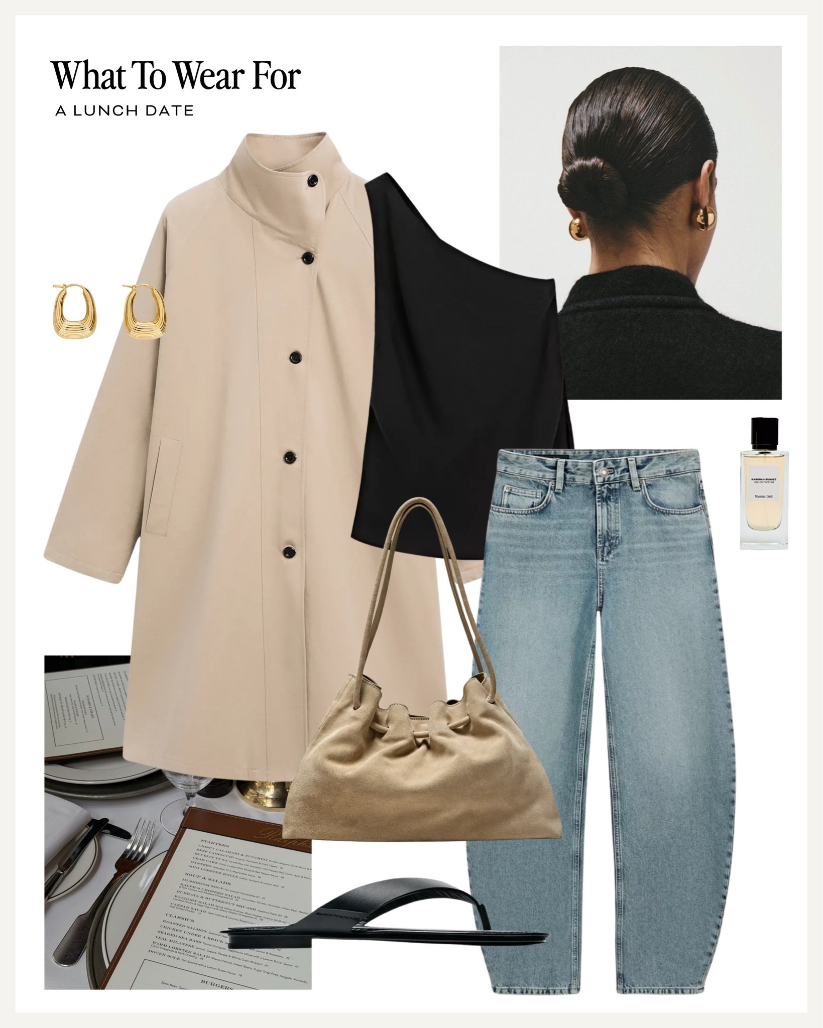A lunch date 🍝 

Summer outfit, rainy day, trench coat, Massimo Dutti, effortless style

#LTKsummer