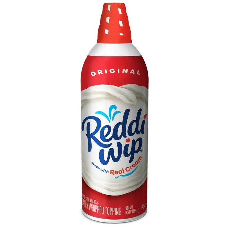 Reddi-wip Original Whipped Topping Made with Real Cream, 6.5 oz Spray Can | Walmart (US)