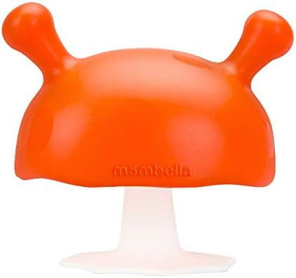 Mombella Mimi the Mushroom Super Soft Skin-like Infant Nipple Shaped Soothing Teether for Sucking... | Amazon (US)