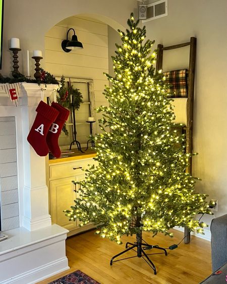 Pre lit realistic Christmas tree

#LTKSeasonal #LTKHoliday #LTKhome